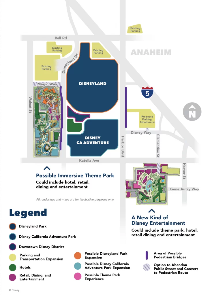 Disneyland Forward map
