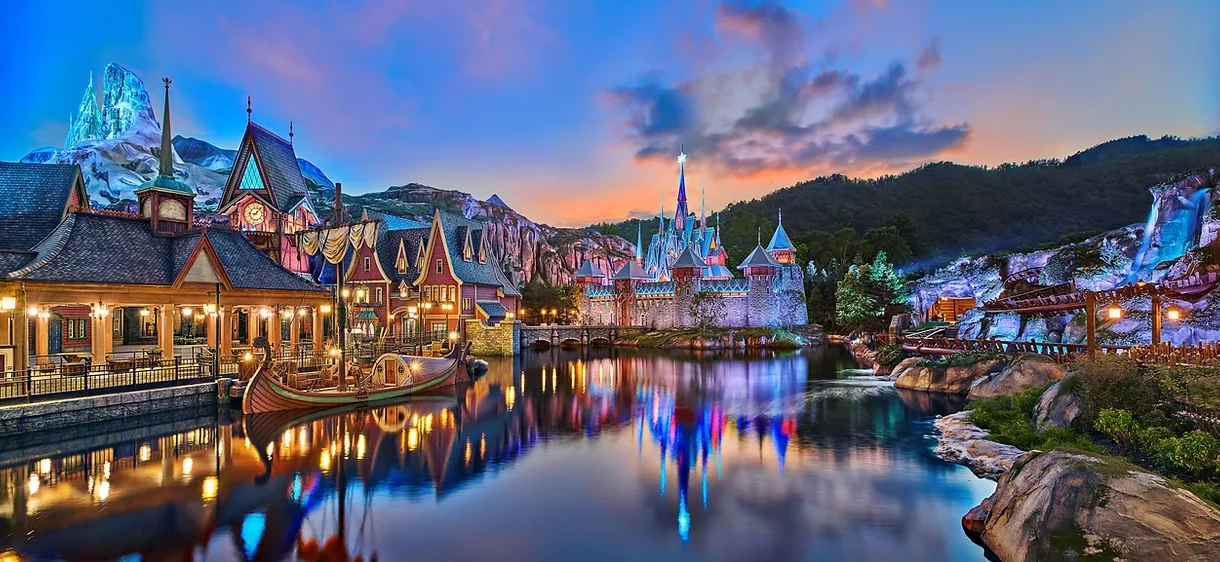 Disneyland Forward Frozen land concept art