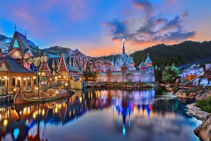 Disneyland Forward Frozen land concept art