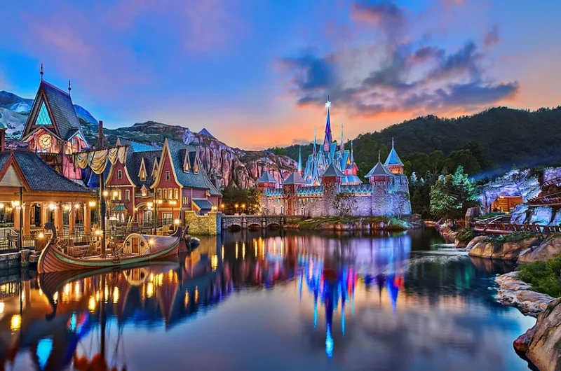 Disneyland Forward Frozen land concept art