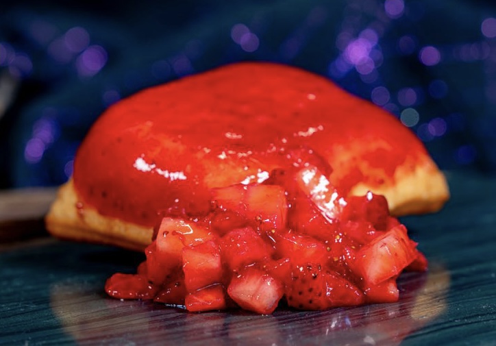 Strawberry pie filled beignet Disneyland Halloween Foodie Guide