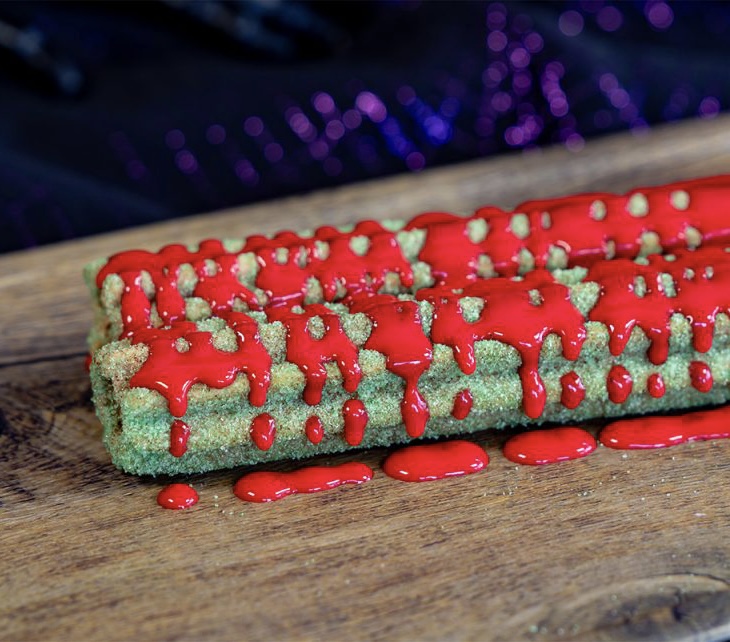 poison apple churro Disneyland Halloween Foodie Guide
