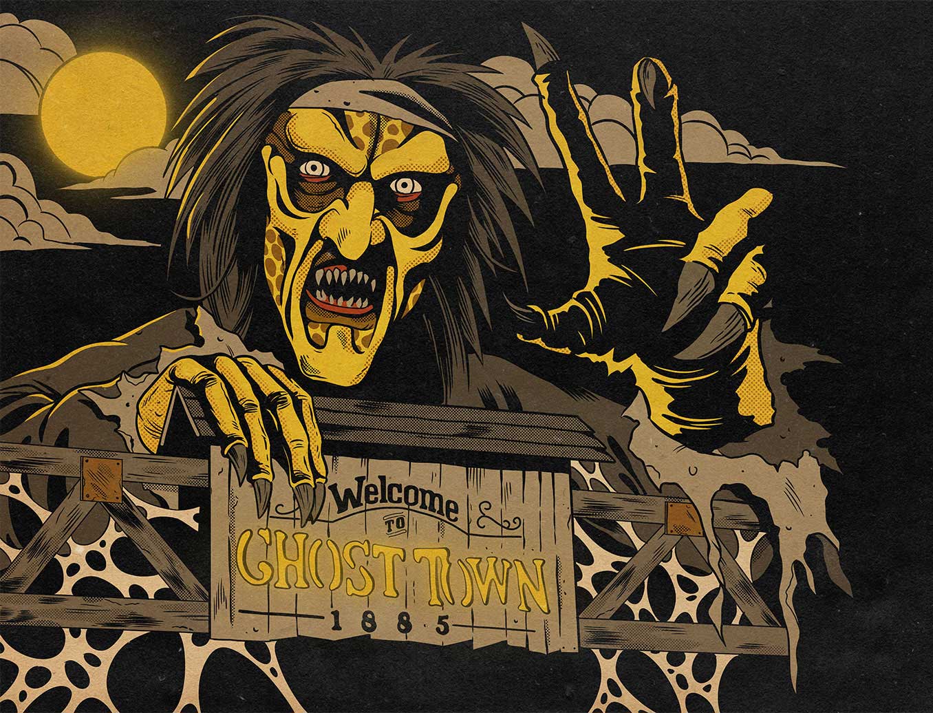 Ghost Town Streets Knott's Scary Farm 2024