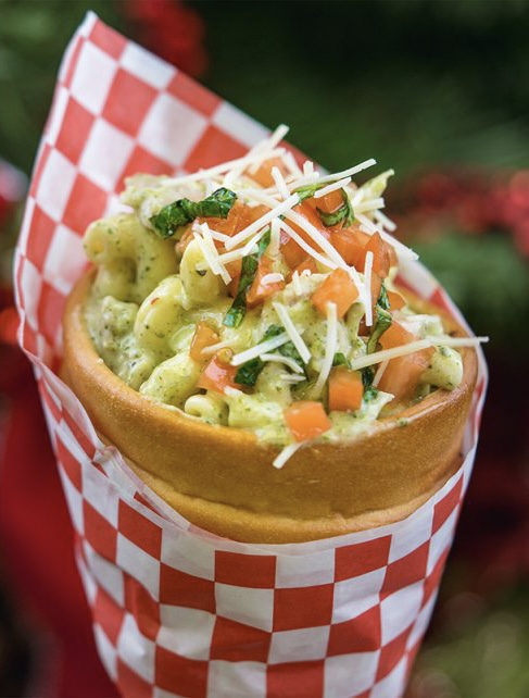 Chicken Pesto Cone Disneyland Resort Holiday Foodie Guide 2024