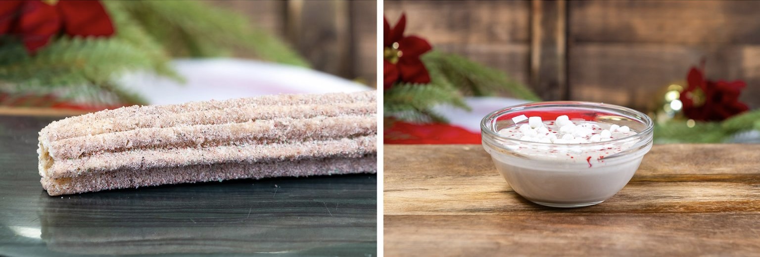 Churros near Sleeping Beauty Castle and Town Square Disneyland Resort Holiday Foodie Guide 2024