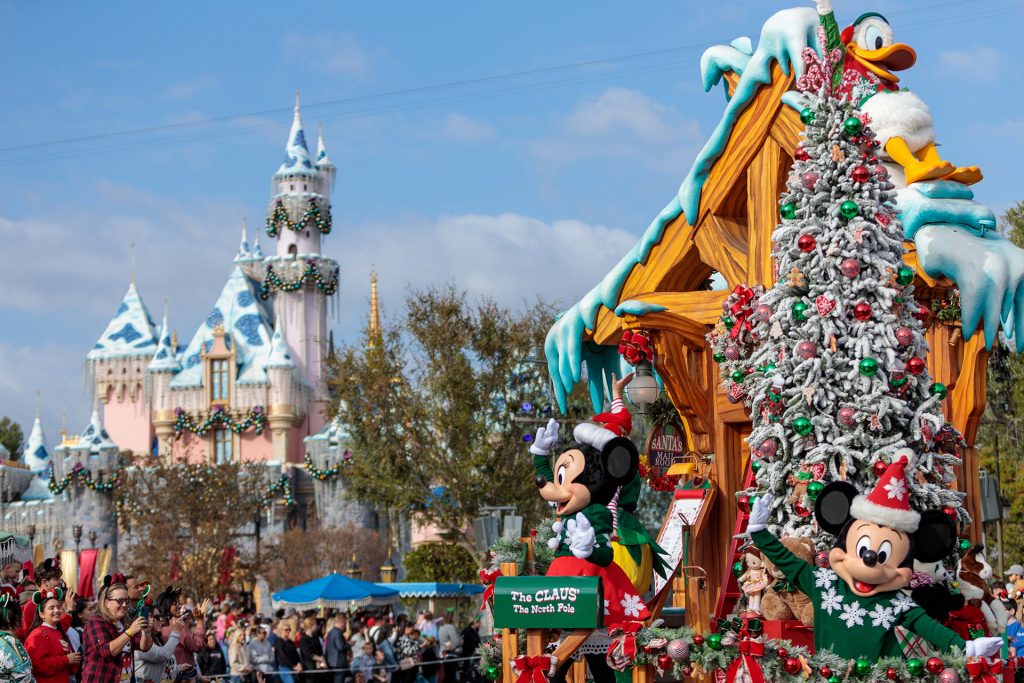 A Christmas Fantasy Parade at Disneyland Resort