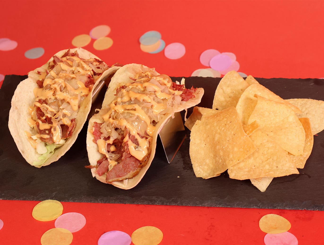 Baja Taqueria Knotts Berry Farm Reuben Tacos