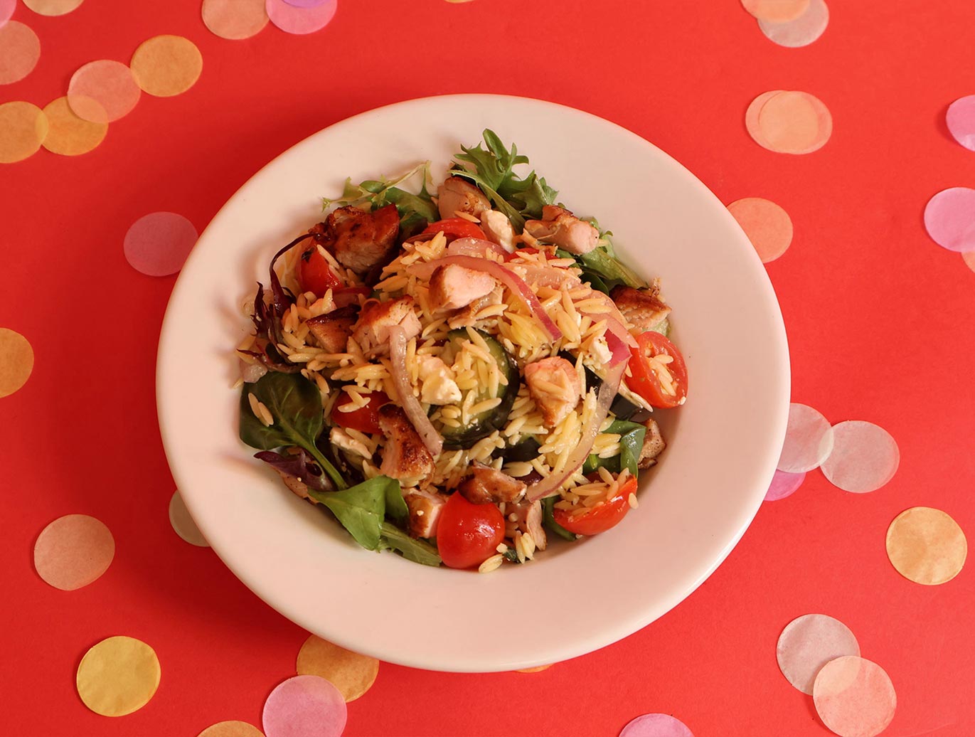 Coasters Diner Knotts Berry Farm Chopped Chicken & Orzo Salad